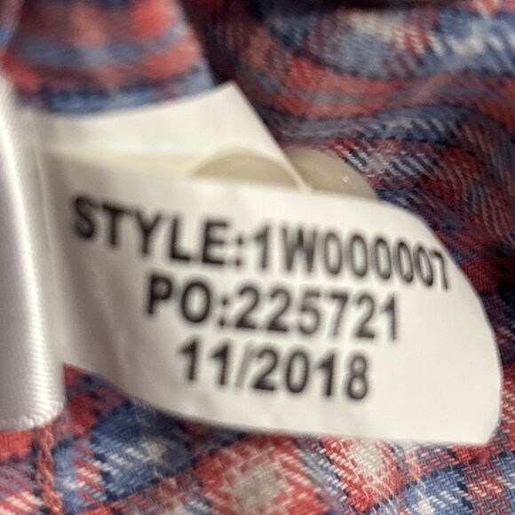 Vineyard Vines Linen Blend Slim Fit Tucker Shirt Plaid Men's Medium Pink Blue - Picture 14 of 14